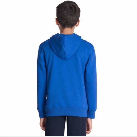 NWT Spyder Youth Pullover Hoodie with Kangaroo pocket BLUE - size S (7/8) - Picture 6 of 8
